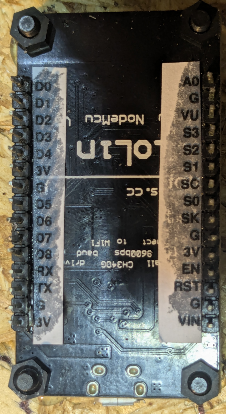 Gabarit de brochage NodeMCU LoLin V3 (ESP8266)
