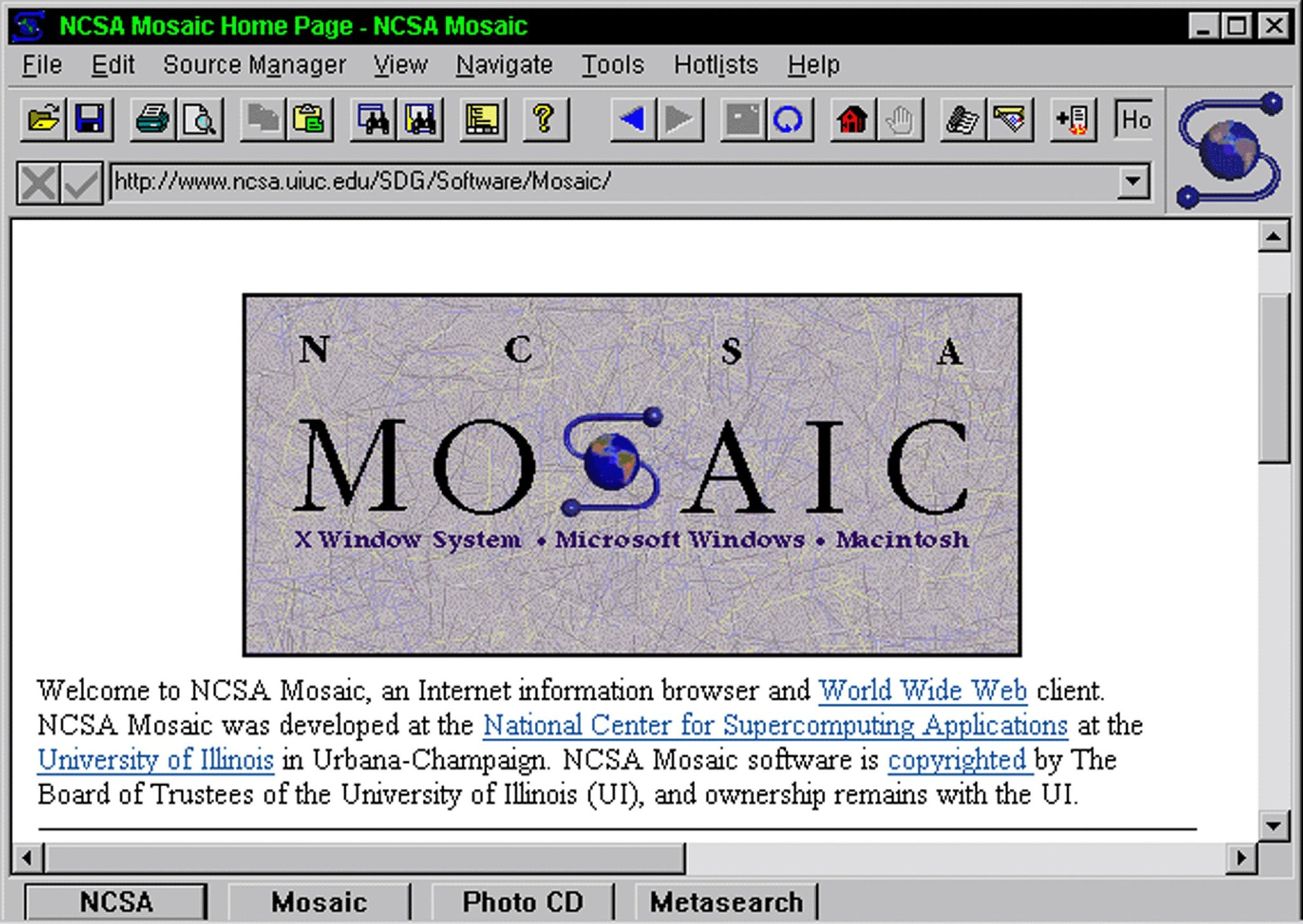 Navigateur Mosaic