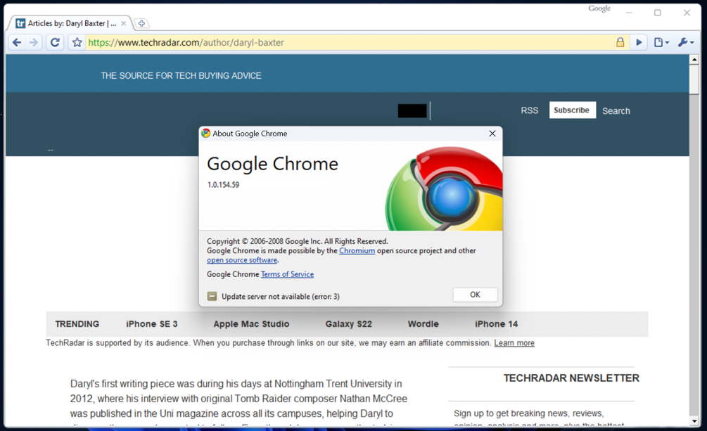 Navigateur Google Chrome
